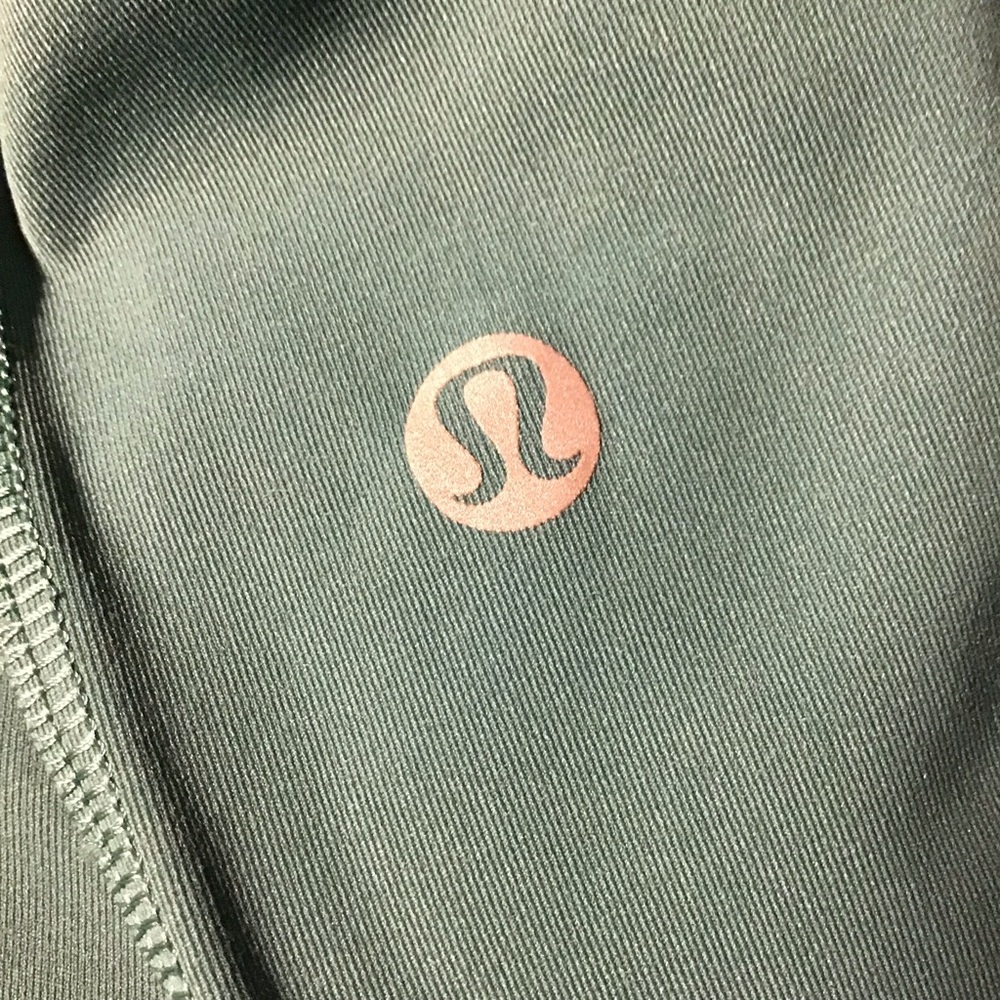Lululemon Athletica, Teal Green Legging, Sze 4, Drawstring, 2 Side, 1 Zip pocket